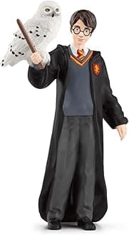 Harry Potter - 2 PC Harry Potter Set with Snow Owl Toy - Wizarding World Collectible Figures for Kids and Adults - Toys for Ages 6+ | 42633