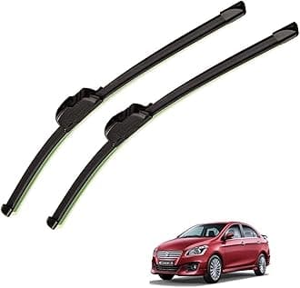 Auto Hub Car Wiper Blade Compatible with Maruti Suzuki Ciaz, Windshield Car Wiper Blades Ciaz - Set of 2 Pcs (D-24,P-16)