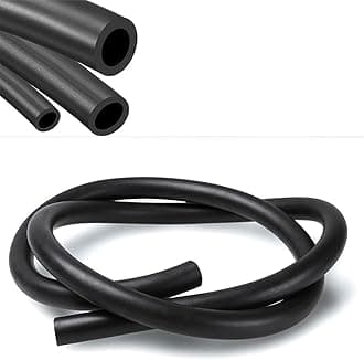 Universal Fuel Pipe LINE Rubber Reinforced for Fuel Hose Engine UNLEADED Petrol Diesel Oil (7.5MM X 12.5MM, 1 Meter)