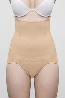 Brachy Women's Magic Wire No Rolling Down Tummy Tucker Women's Shapewear Fine Tummy and Thigh Shaper BCA_TMYPANTC01