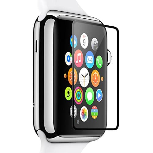 SOROPIN Apple Watch Screen Protector Tempered Glass,Thin Clear Protective Glass Cover for iWatch Series 1,Series 2,42mm