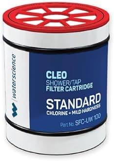 Replacement Cartridge for CLEO Shower and Tap Filter for Hard Water | Municipal/Chlorine Water Cartridge | Hard Water Softener