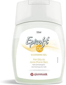 Episoft Oily Skin Cleanser | For Oily, Combination & Normal Skin | Daily Facewash | Cleanser for Acne Prone Skin | Dermatologist Prescribed | Suitable for Men & Women | 125ml