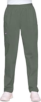 womens Workwear Scrubs Pull-on Cargo Pant Workwear Elastic Waist Cargo Scrubs Pant (pack of 1)