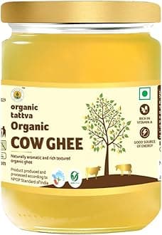 Ghee 500ml | Organic Cow Ghee | Desi Ghee Rich in Vitamin A | Ghee Jar for Everyday Cooking & Grocery Use