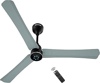 - atomberg Renesa Halo Smart Alexa Enabled 1200mm BLDC Ceiling Fan with Remote | BEE 5 star | High Air Delivery | Low noise | LED Speed Indicator | Sleek Design | | 3 Year Warranty | Misty Teal