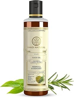 Rosemary Henna Hair Oil | Herbal Hair Oil for Scalp Care & Hair Nourishment | Helps Maintain Hair Strength & Improve Hair Texture | Gentle Herbal Hair Care | Suitable for All Hair Types | 210ml