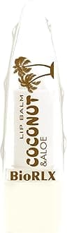 BioRLX Coconut Oil Lip Balm - Natural Hydration with Coconut’s Nourishing Properties for Everyday Lip Care (Coconut, 0.12 Ounce (Pack of 1))