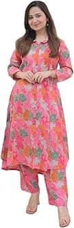 Rayon Ethnic Co Ord Set For Women Kurta Set For Women | 2 Piece Kurta Set | Kurta & Pant For Women