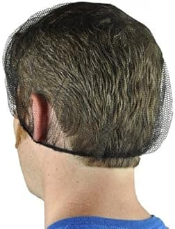 Shield Safety 21"~24" Nylon Hair Net Cap Black for Medical Food Service Pack of 1000 (24" Black)