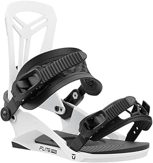 UnionFlite Pro Snowboard Bindings, S: US Men 5.5-7.5, White