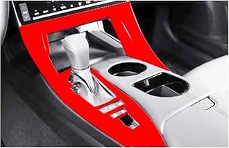 ERIDANUS Auto Accessories for Toyota Avalon 2022 2021 2020 2019 Car Gear Panel Frame Accessory Parts (Red for Low Configuration) ABS 1 PCS