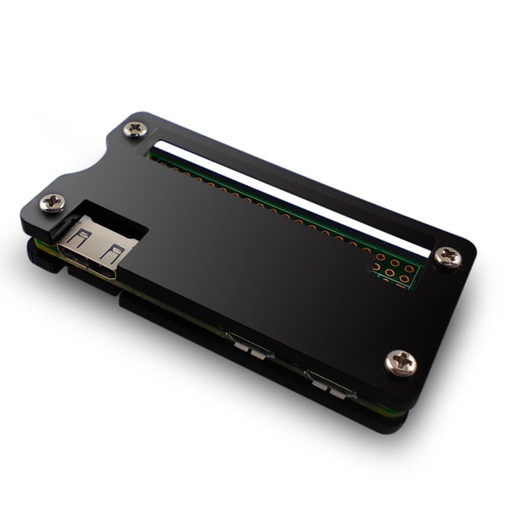 Tontec Acrylic Case Cover Box Enclosure for Raspberry Pi Zero(Black)