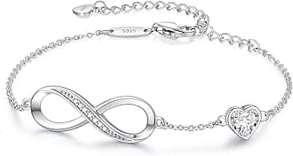 - Mothers Day Gifts Infinity Heart Birthstone Charm Link Bracelet for Women 925 Sterling Silver Adjustable Mother's Day Valentine's Day Christmas Day Gift Anniversary Birthday Jewelry for Wife Girlfriend Her