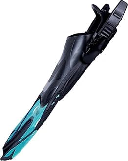 Two Bare Feet Adjustable Diving Fins – Swim, Snorkel & Scuba Fins for Adults – Full Foot Flippers with Easy Strap – Ideal for Holidays, Pool, Sea & Water Sports