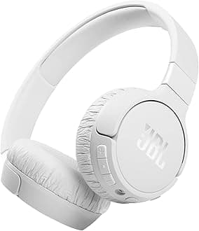 JBL Tune 660NC: Wireless On-Ear Headphones with Active Noise Cancellation - White