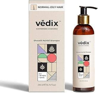 Vedix Dhavath Hairfall Shampoo For Hair Growth | Sulphate Free Ayurvedic Shampoo | 200 ml