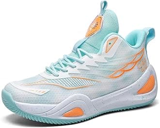 Womens Mens Basketball Shoes Breathable Non Slip Fashion Sneakers Comfortable Unisex-Adult Outdoor Sport Shoes Green Size 12