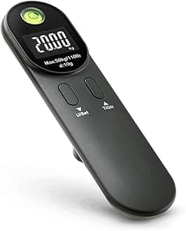 Digital Luggage Weight Machine with Steel Body, 50kg Capacity – Portable Weighing Scale for Home, Travel, Flights, Trains, Kitchen (Black)