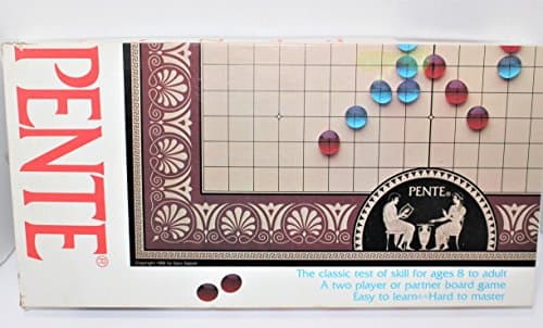Pente Board Game 1983 Edition Glass Stones