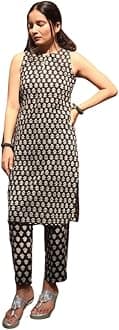 Leriya Fashion Women Rayon Knee Length Kurta Pant Set
