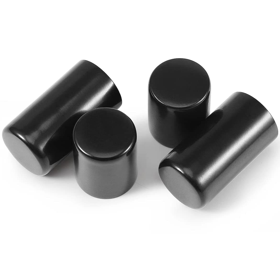 4 PCS Detachable Docking Hardware 4 Point Covers Kit Magnet Cover Kit Vivid Black Compatible wiht Harley Touring Electra Glide, Street Glide,Road Glide, Road King 2009-2024