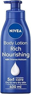 Rich Nourishing Body Lotion (400ml), Smooth Skin Moisturiser for Dry Skin Made with Deep Moisture Serum, Natural Almond Oil, and Vitamin E