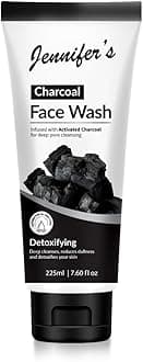 Face Wash Charcoal 225 ML - Deep Cleansing, Detoxifying, Reduces Dullness, Infused with Activated Charcoal, Suitable for All Skin Types