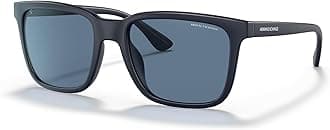 – Men's Ax4112su Universal Fit Rectangular Sunglasses