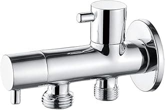 Two Outlet Angle Valve (1/2“, 3/8“), Chrome