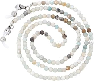 Eyeglasses Fashion Beaded Face Mask Holder Lanyard for Women