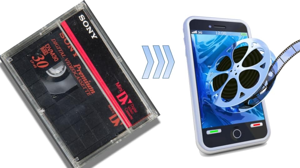 MiniDV (Mini DV) Video Tape Transfer Digitization to Digital MP4 (MPEG4) File (1)