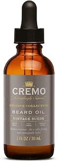 Beard Oil, Vintage Suede (Reserve Collection), 1 Fl Oz - Restore Natural Moisture and Soften Your Beard To Help Relieve Beard Itch