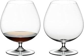 Riedel Vinum Brandy Glass, Set of 2, Dishwasher Safe, Brown (6416/18)