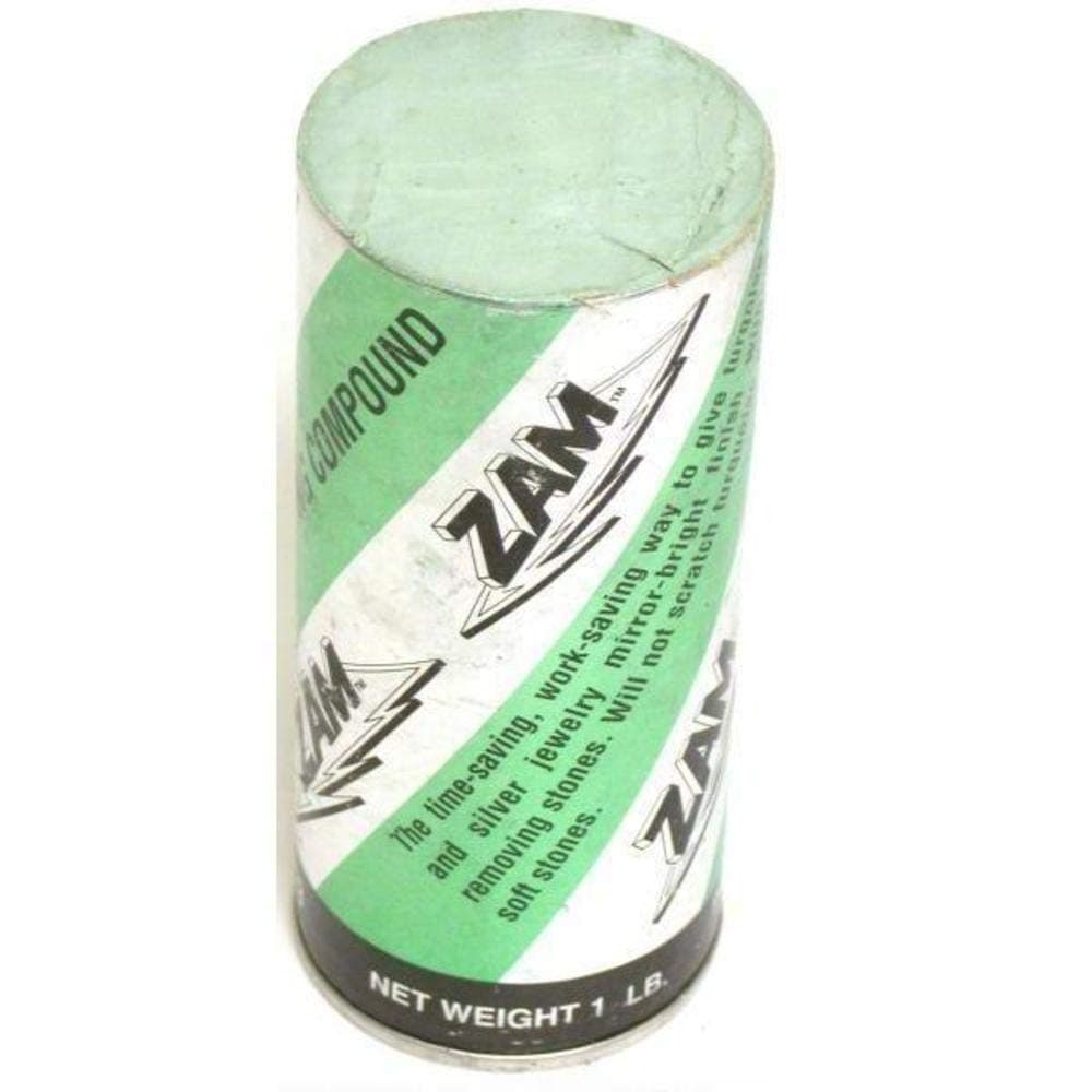 Zam Buffing Compound Silver Turquoise Polishing 1 Lb.