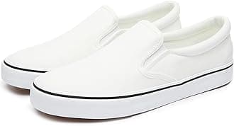 Mens Slip on Sneakers Loafers Shoes Canvas Black Shoes Canvas Blue Casual Fashion Shoes