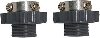 Sanavya® ® washing machine tap connector tap adapter washing machine adapter washing machine connector for taps washing machine pipe connector (Grey Thread Type, 2)