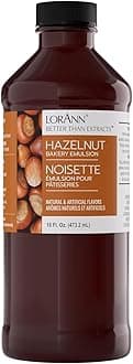 LorAnn Oils Hazelnut Bakery Emulsion, 16 ounce bottle