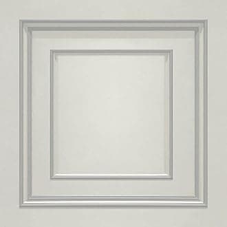 Off White Amara Wood Panel Wallpaper Heavy Weight Vinyl A7388