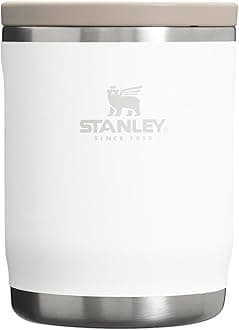 STANLEY Adventure To-Go Food Jar | Vacuum Insulated Food Container | Wide Mouth Screw On Lid | Packable for Travel | Stainless Steel with Leakproof Lid | BPA-Free