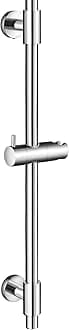30-Inch Shower Slide Bar with Adjustable Handheld Shower Head Holder, Reuse Existing Holes, SUS304 Polished Stainless Steel Wall Mount for Bathroom, Drilling Required, F209S78-PS
