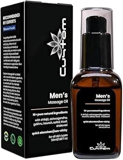WF Lift-Up Men's Massage Oil, 50 ml, with Pure and Natural Ingredients