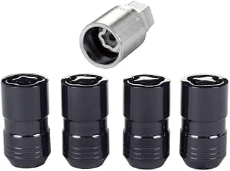 McGard 24216 Black Cone Seat Wheel Locks (M14X1.5 Thread Size) - Set of 4