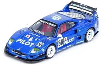 Inno Models LBWK (Liberty Walk) F40#56 Blue Tokyo Auto Salon 2024" 1/64 Diecast Model Car IN64-LBWKF40-TAS24
