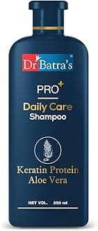 PRO+ Daily Care Shampoo| With Aloevera & Keratin Protein|Mild Shampoo, Sulphate & Paraben Free|Daily Care Natural Protein Shampoo, protects from daily tear|Suitable for Men & Women, 350ml