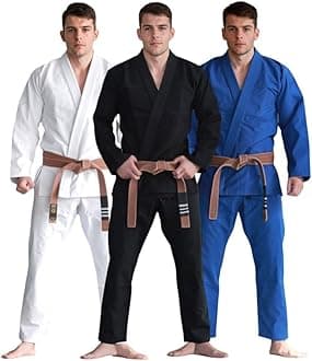 FLUORYBJJ Gi for men Brazilian Jiu Jitsu Suit Kimonos BJJ Uniform