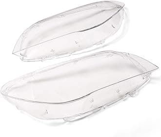 Clear Lens Headlight Headlamp Lense Cover, Compatible With BMW F01 F02 7 Series 740i 740Li 750i 750Li 760i 760Li 2009-2015, Replacement Left Right Side 1 Pair