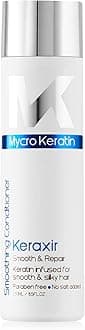 Mycro Keratin Keraxir Smoothing Volumizing Conditioner for Fine Hair - Paraben-Free & SLS-Free Smoothing Conditioner for Thinning, Fine, and Oily Hair (8.45 Fl Oz)