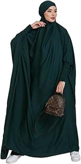 RLLJSWomen Muslim Dress Ramadan One Piece Prayer Garment Hijab Hooded Abaya Dubai Full Cover Islam Robe African Turkey Caftan