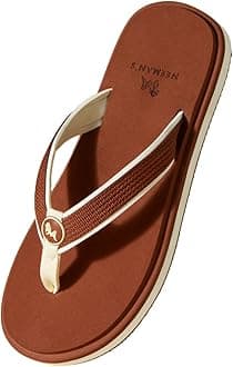 Neeman's Eco Fluffy Orthopedic Flips for Men | Soft & Comfortable Indoor Outdoor Fashionable Slippers for Boys